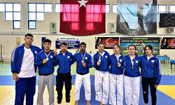 BEUN Judo takımı şampiyonaya damga vurdu; 6 madalya, 2 kupa
