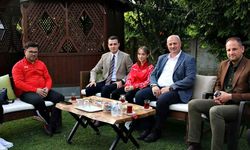 Şampiyon milli sporcu ziyaret edildi