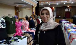 5 aylık kursu başarıyla tamamlayan maharetli kadınlar ürünlerini sergiledi