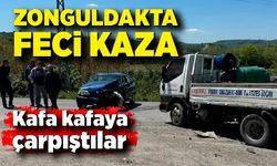 Zonguldak'ta kaza: Kafa kafaya çarpıştılar
