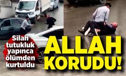 Kayınpeder damadını öldürmek istedi; O anlar böyle görüntülendi