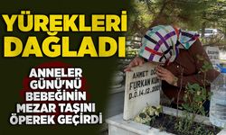 Yürekleri dağladı: Anneler Günü'nü bebeğinin mezar taşını öperek geçirdi