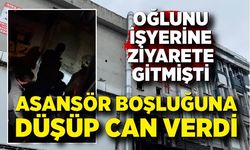 Asansör boşluğuna düşen kişi hayatını kaybetti