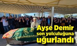 Gazeteci Meryem Demir'in Annesi Ayşe Demir son yolculuğuna uğurlandı