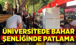Üniversitede bahar şenliğinde patlama: 1 yaralı