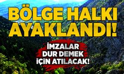 Maden arama izni tepki çekti: Halk imza kampanyası başlattı
