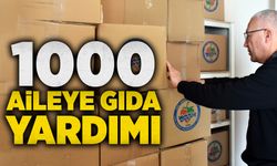 Bayram öncesi bin aileye gıda yardımı