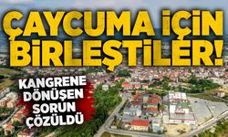 Çaycuma için birleştiler: Kangrene dönüşen sorun çözüldü