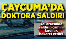 Çaycuma’da doktora yol ortasında saldırı: camını kırdılar, hakaret ettiler