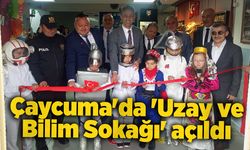 Çaycuma'da 'Uzay ve Bilim Sokağı' açıldı