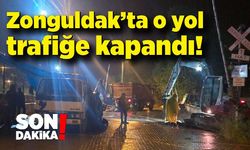 O yol trafiğe kapandı! Sürücülere alternatif güzergah yönlendirildi