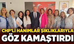 CHP’li hanımlar şıklıklarıyla göz kamaştırdı