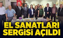El sanatları sergisi ziyaretçilerine açıldı