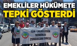 Emekliler hükümete tepki gösterdi