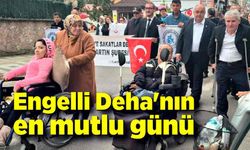 Engelli Deha'nın en mutlu günü