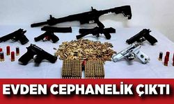 Evden cephanelik çıktı: 4 şüpheli adliyeye sevk edildi