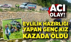 Yoldan çıkan otomobil dereye uçtu: 1 ölü, 1 yaralı