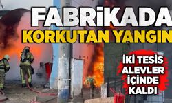 Fabrikada korkutan yangın: İki tesis alevler içinde kaldı