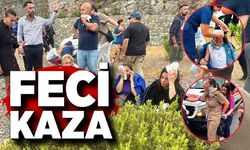 Can pazarı: Minibüsle otomobil çarpıştı, 15 kişi yaralandı