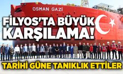 Filyos'ta büyük karşılama! Tarihi güne tanıklık ettiler