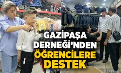 Gazipaşa Derneği'nden öğrencilere destek