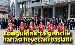 Zonguldak’ta gençlik haftası heyecanı başladı