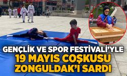 Gençlik ve Spor Festivali’yle 19 Mayıs Coşkusu Zonguldak’ı sardı