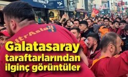 Bartın'da Galatasaray taraftarlarından ilginç görüntüler