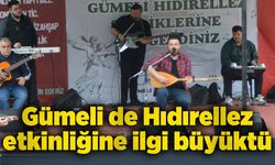 Gümeli de Hıdırellez etkinliğine ilgi büyüktü