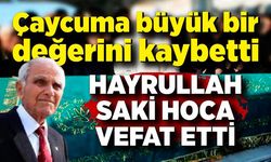 Çaycuma bir değerini kaybetti: Hayrullah Saki hocaya veda