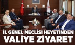 Zonguldak İl Genel Meclisi heyetinden Vali Hacıbektaşoğlu’na ziyaret