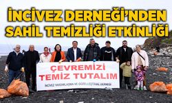 İncivez Derneği’nden sahil temizliği etkinliği