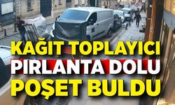 Kağıt toplayıcı çöpte 200 bin dolar değerinde pırlanta dolu poşet buldu