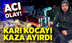 Devrilen traktörün sürücüsü öldü, eşi yaralandı
