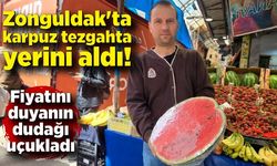 Zonguldak'ta karpuz tezgahta yerini aldı!  Fiyatını duyanın dudağı uçukladı