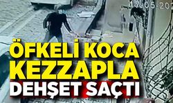 Boşanmak isteyen eşinin evinde kezzapla dehşet saçtı