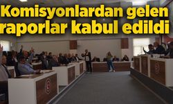 Mecliste komisyonlardan gelen raporlar kabul edildi