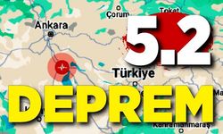 Deprem! 5,2 şiddetindeki deprem Ankara ve çevre illerden hissedildi