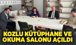 Kozlu kütüphane ve okuma salonu açıldı