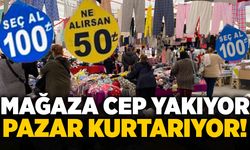 Mağaza cep yakıyor, pazar kurtarıyor!