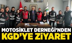 Motosiklet Derneği’nden Karaelmas Gazeteciler Derneği’ne ziyaret