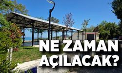 Zonguldak Belediyesi’nin Çay Bahçesi açılmayı bekliyor