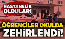Öğrenciler okulda zehirlendi: Hastanelik oldular