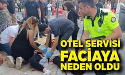 Ters yönden çıkan otel servisi ile motosiklet çarpıştı: 1 ölü