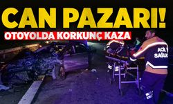 Can pazarı! Otoyolda korkunç kaza: 4 yaralı