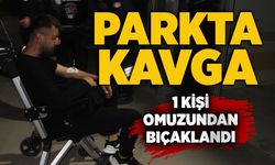 Parkta kavga: 1 kişi omuzundan bıçaklandı
