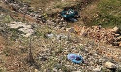Patpat şarampole devrildi:1 ölü, 1 yaralı