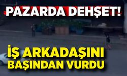 Pazar yerindeki silahlı saldırının görüntüsü ortaya çıktı