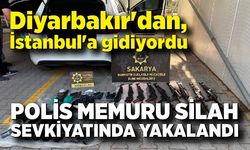 Polis memuru silah sevkiyatında yakalandı