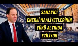 Yavuzyılmaz: Sanayici enerji maliyetleri altında eziliyor, üretim geriliyor